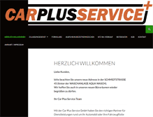 Tablet Screenshot of carplusservice.de